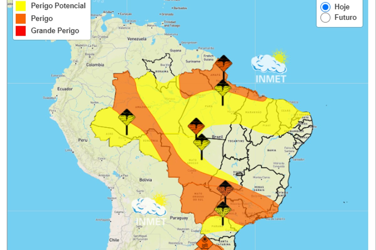 Meteorologia Emite Alerta De Perigo Para Chuvas Intensas Em Mt