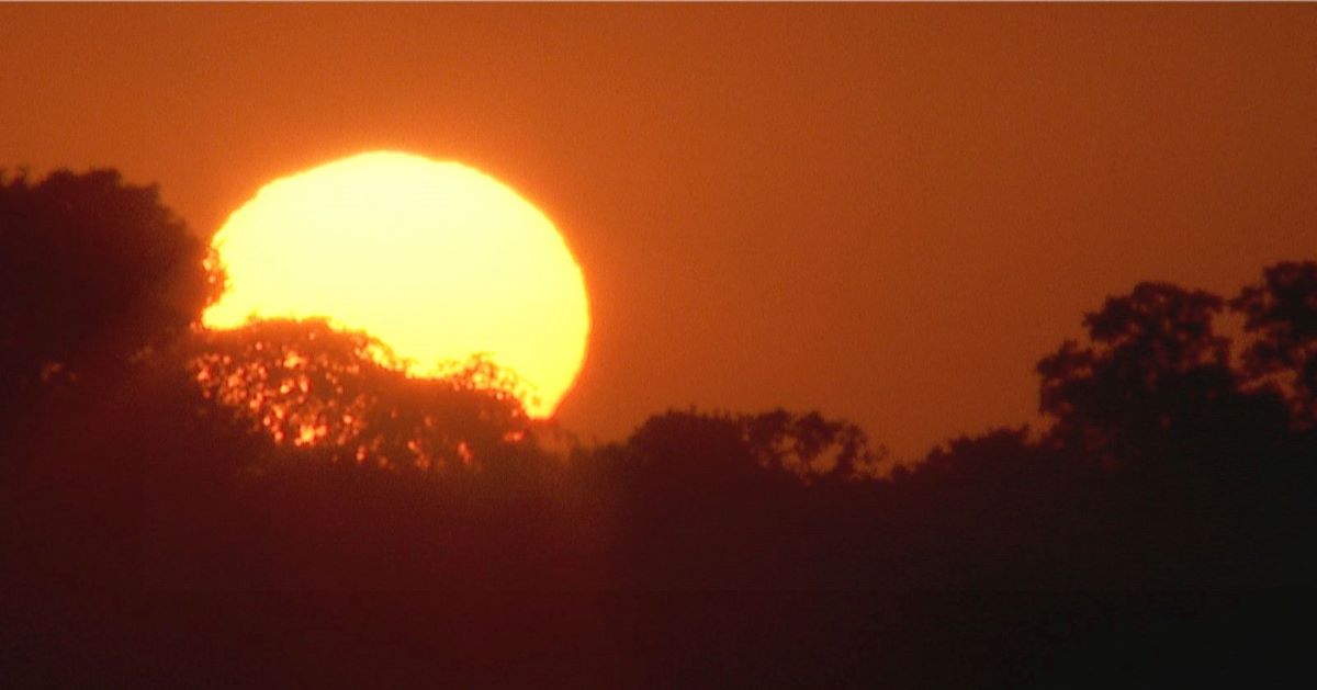 Céu quente de Campo Grande