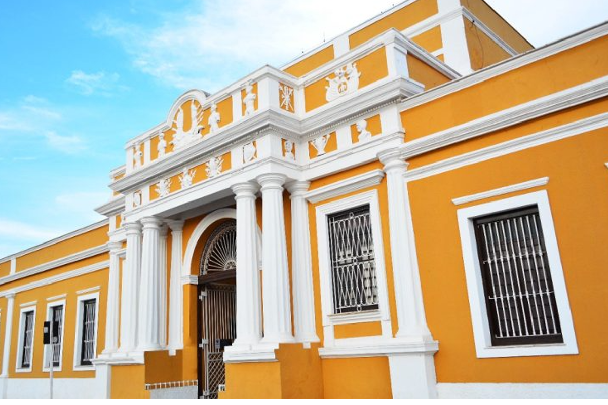 Fachada do Sesc Arsenal, em Cuiabá.