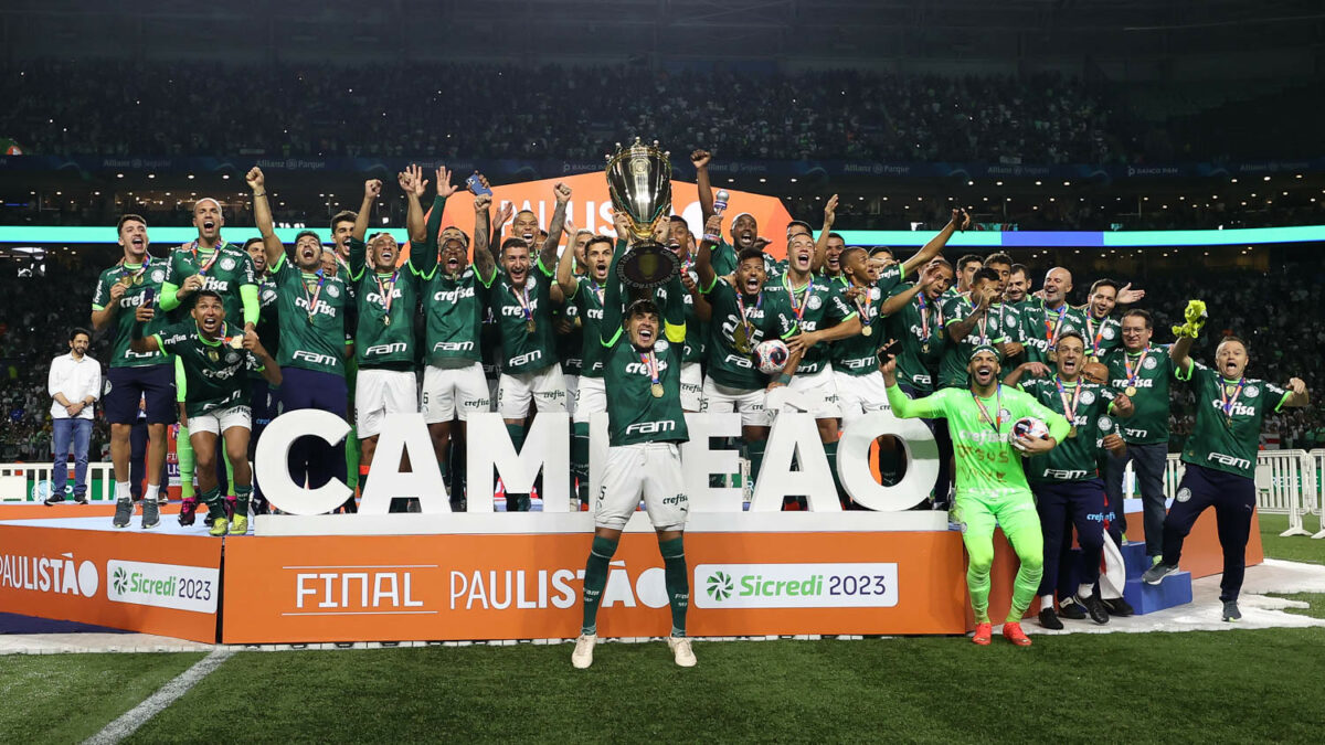 Palmeiras atropela São Paulo, faz 4 a 0, e é campeão paulista