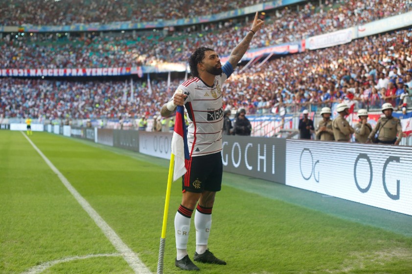 Em jogo contra o Bahia, Flamengo vence segunda seguida no