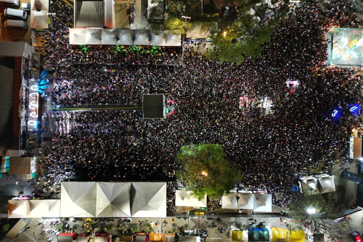 Com 35 mil pessoas, um novo recorde de público foi alcançado no Festival de Inverno de 2023. (Foto: Sevenn Produções)