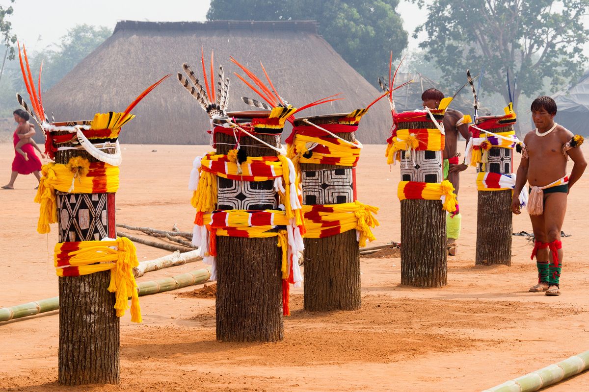 Cultura: Conheça a corrida tradicional indígena com tora