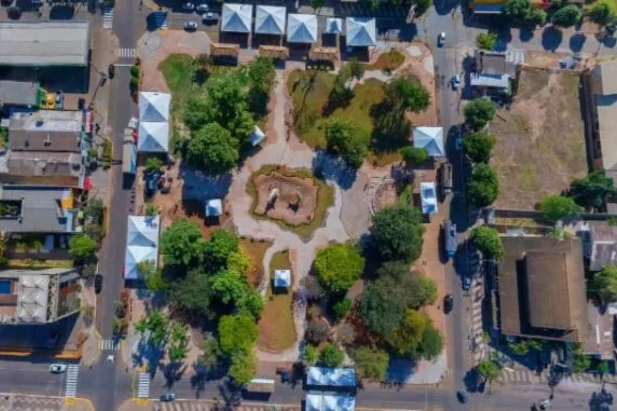 Praça da Liberdade vista de cima