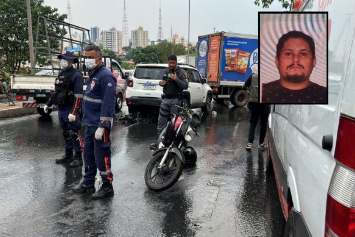 Mulher bate moto em carro e morre em avenida de Cuiabá