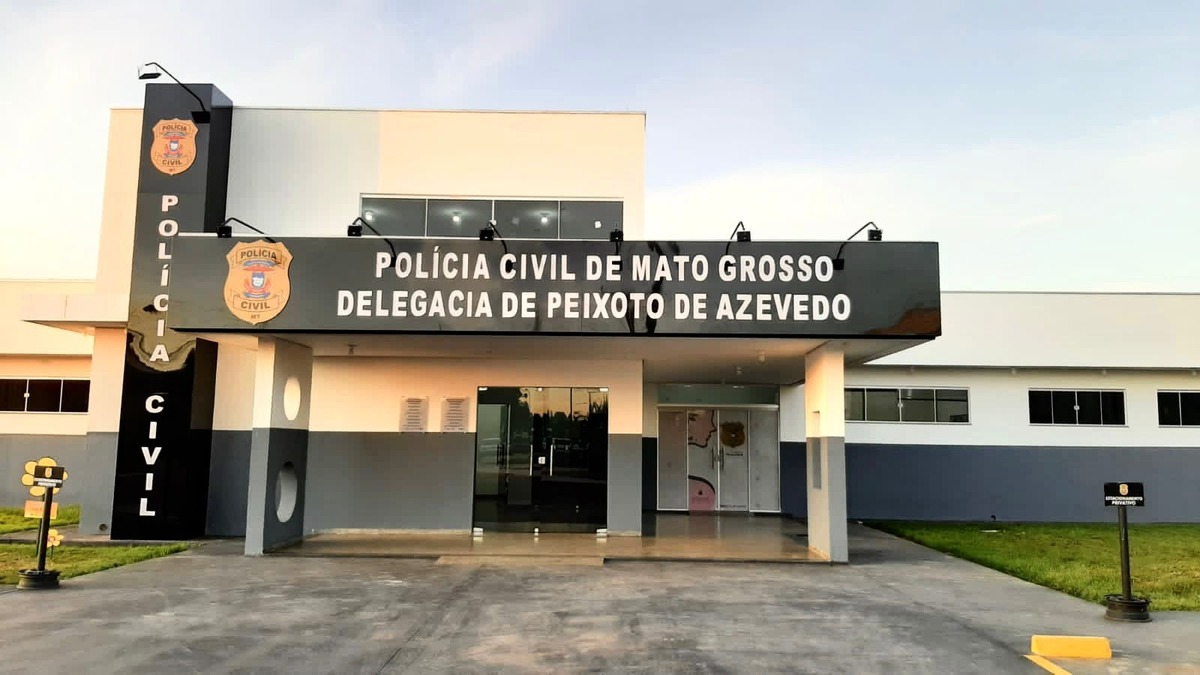 Delegacia de Peixoto de Azevedo. (Foto: Reprodução)