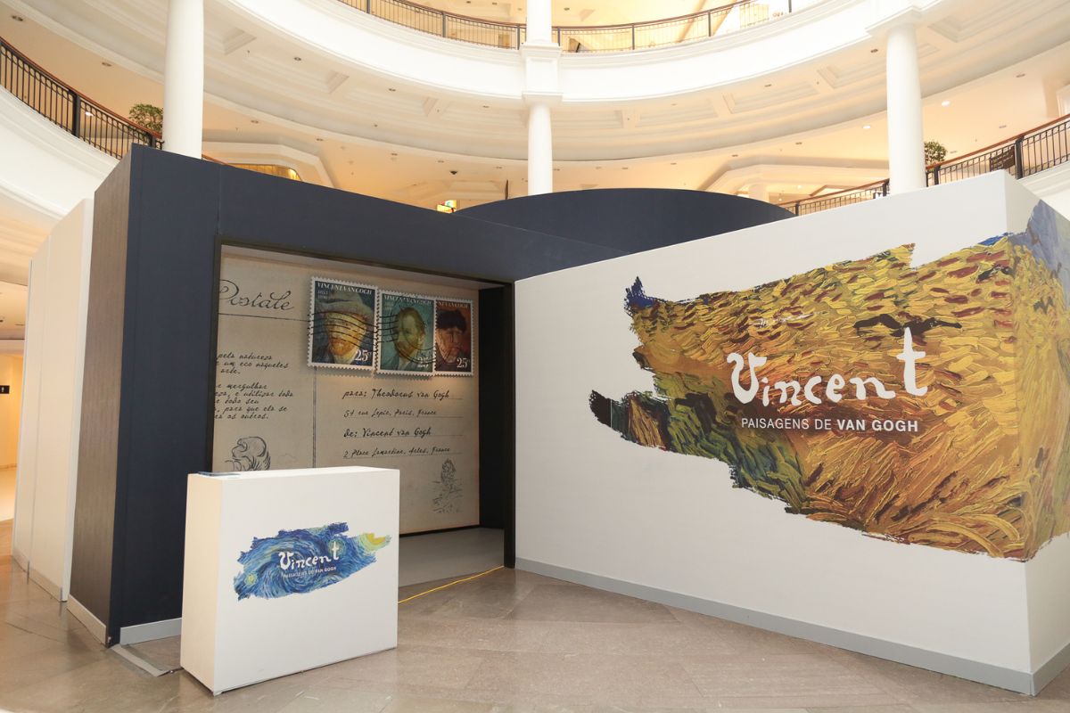 Exposição multissensorial “Paisagens de Van Gogh” permanece em Cuiabá até este sábado (30). (Foto: Divulgação)