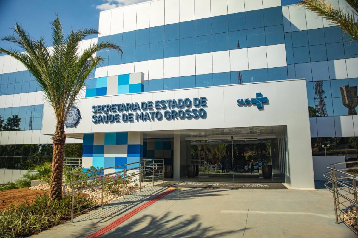 Sede da Secretaria Estadual de Saúde de Mato Grosso (Foto: reprodução)