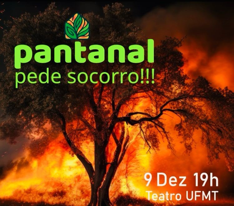 O espetáculo inicia às 19h, neste sábado (9), na Universidade Federal de Mato Grosso, em Cuiabá. (Foto: Divulgação)