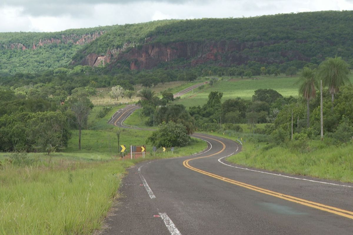 Estrada-Parque de Piraputanga – MS-450 (Foto: Sérgio Saturnino)