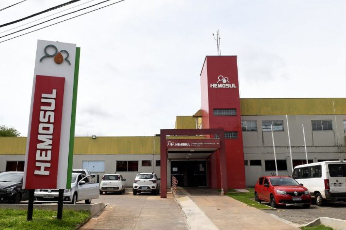 Hemosul, localizado na avenida Fernando Corrêa da Costa, 1.304, em Campo Grande.