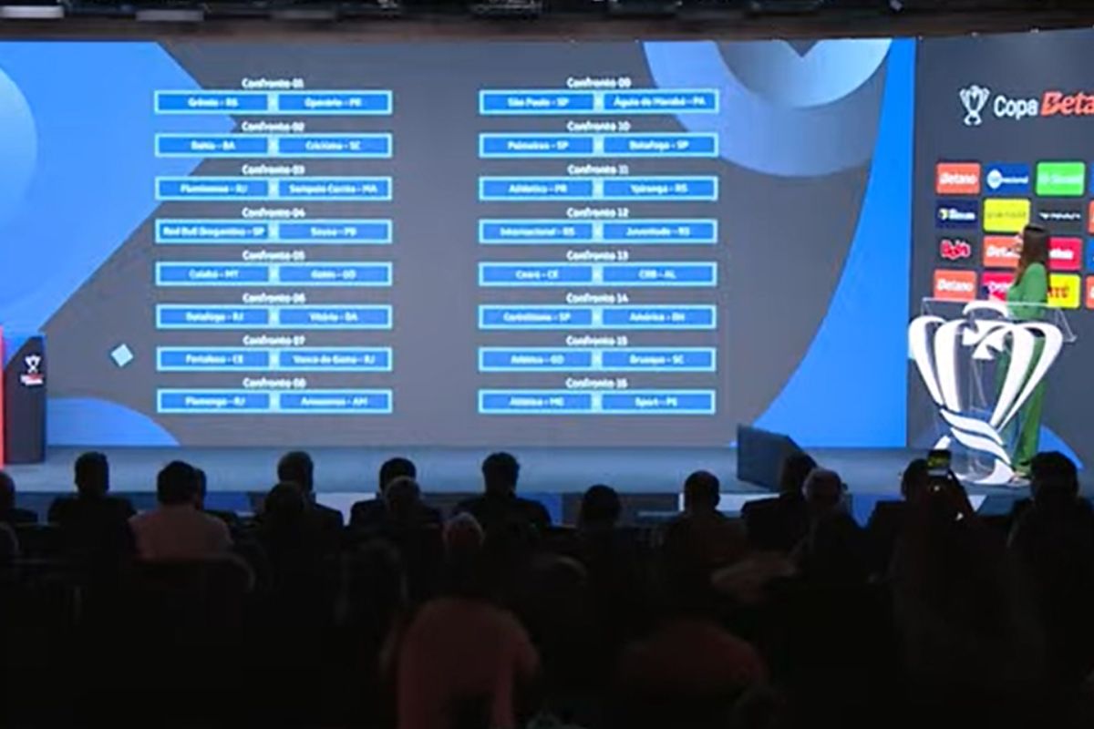 Sorteio quartas de final Copa do Brasil 2024; veja confrontos, mandos