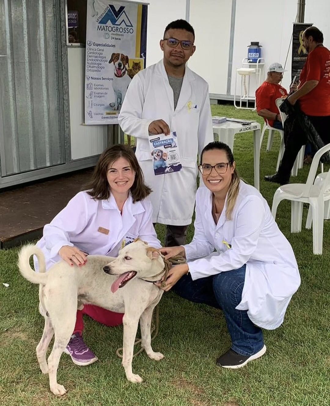 Pets também receberam atendimento no Multiação. (Foto: Divulgação)