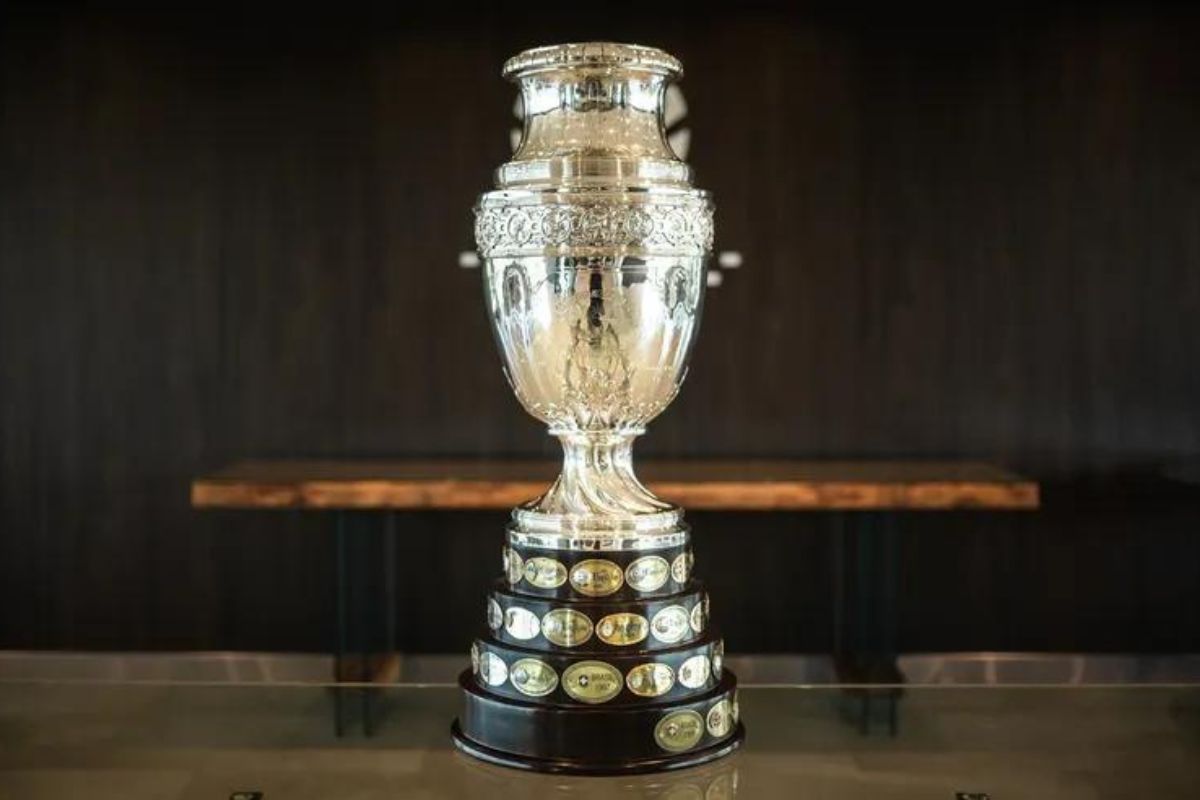 Troféu taça Copa América restaurado — Foto: Divulgação/Conmebol