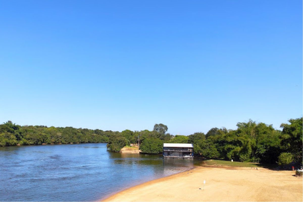 Praia do Sol em Nova Xavantina. (Foto: Reprodução)