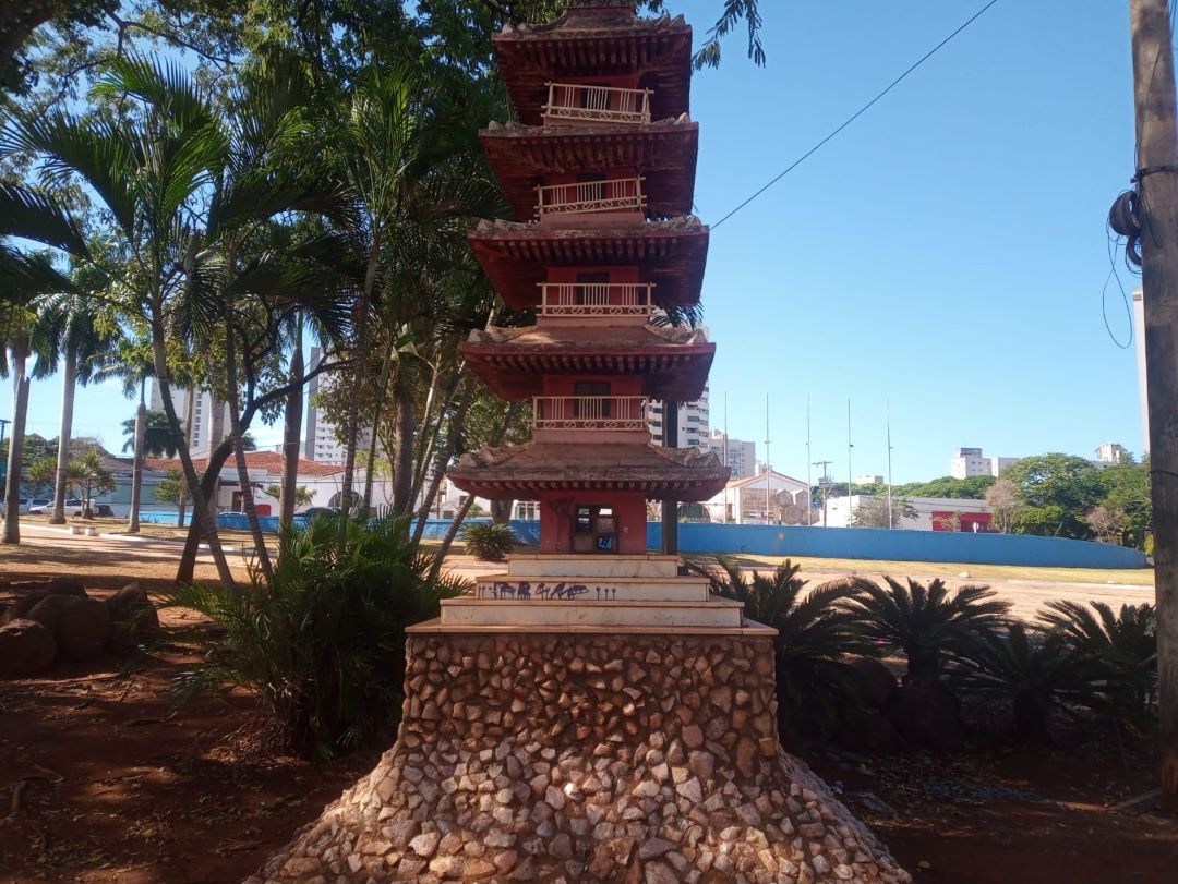 casa japonesa na praca do radio