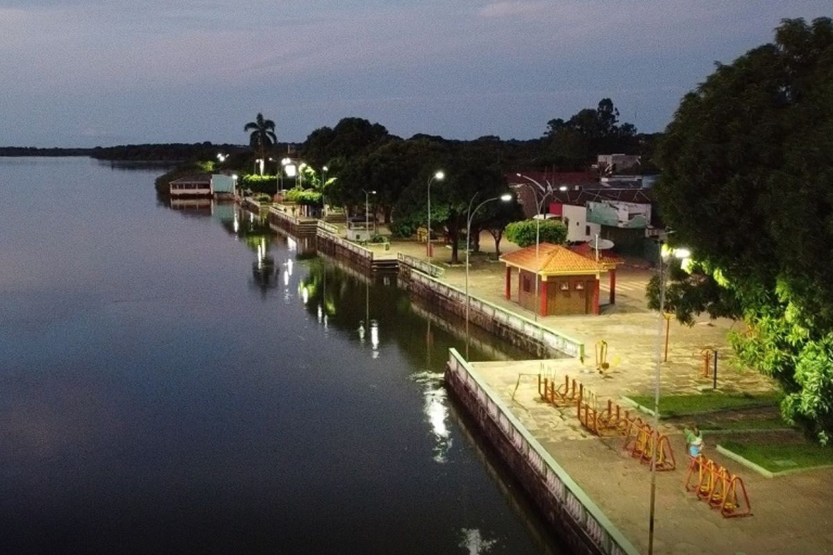 Orla de São Felix do Araguaia. (Foto: Divulgação)