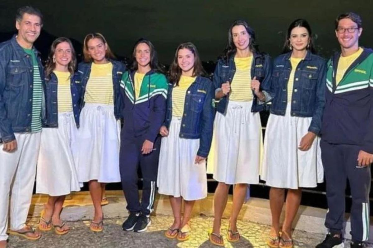 Uniforme do time Brasil nas Olímpiadas de 2024. (Foto: Reprodução)