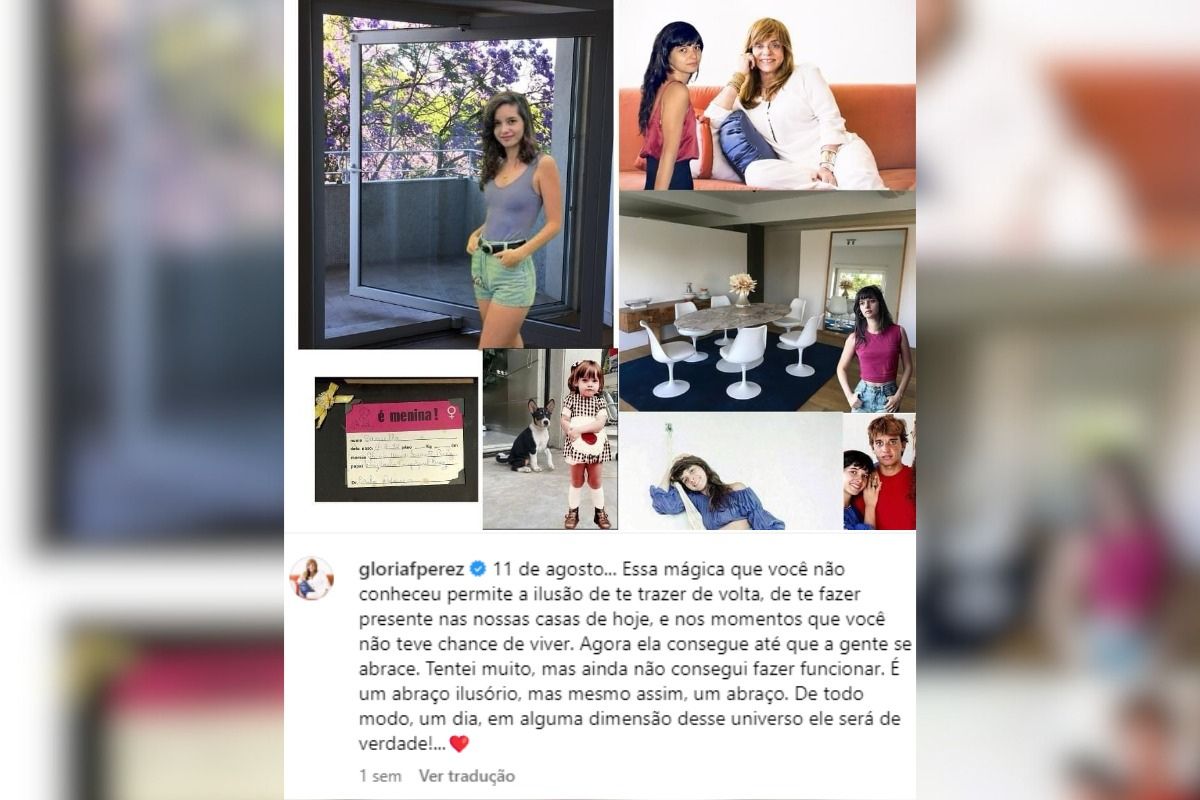 Gloria Perez agradeceu o artista pela homenagem(Foto: Instagram/Reprodução)