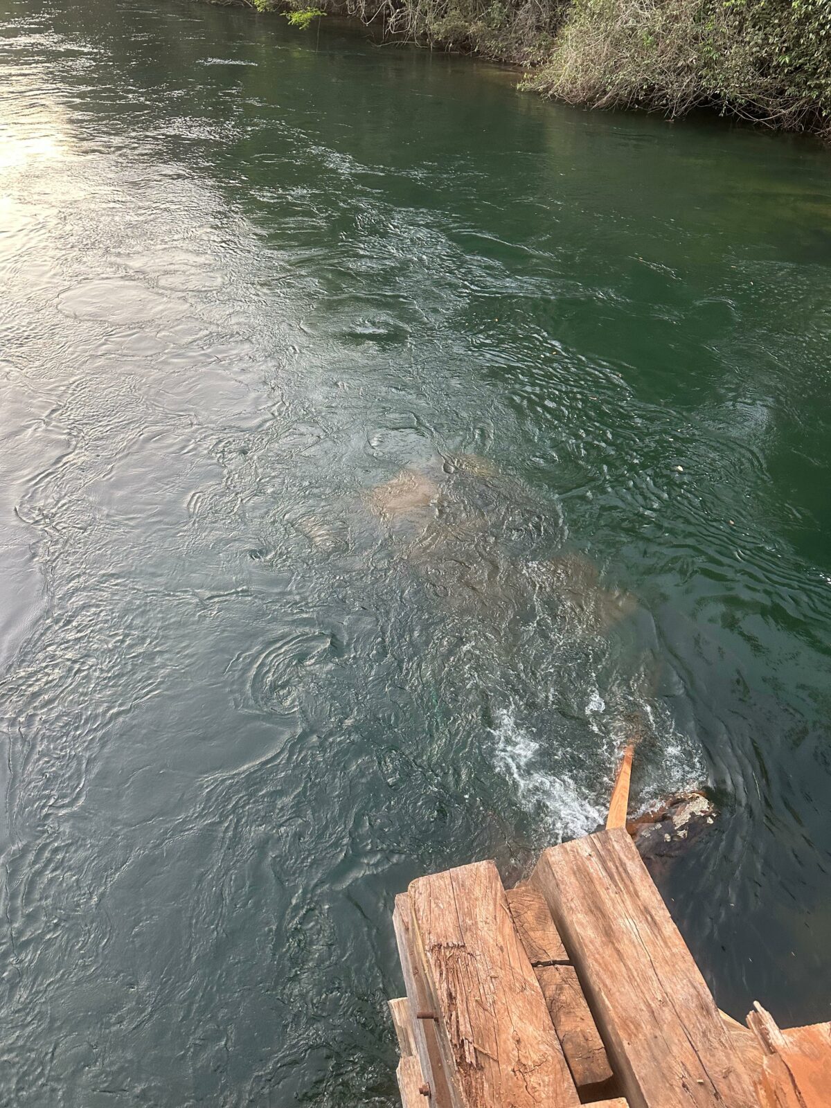 Motorista morreu afogado após caminhão cair de ponte que quebrou em Nova Maringá. (Foto: Corpo de Bombeiros)