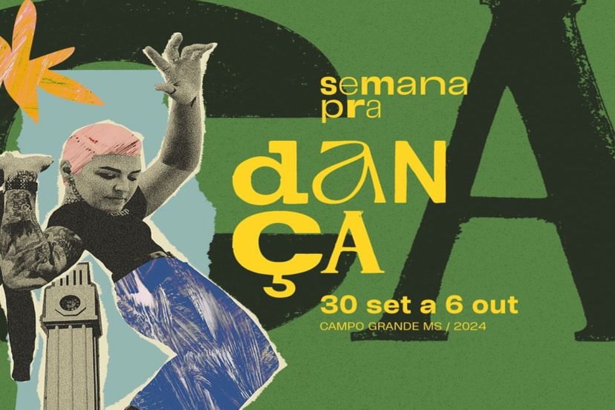 Arte de divulgação da Semana pra Dança 2024 de Campo Grande. (Foto: Divulgação)