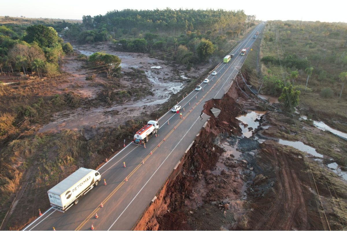 imagenmaerea BR 163barragem