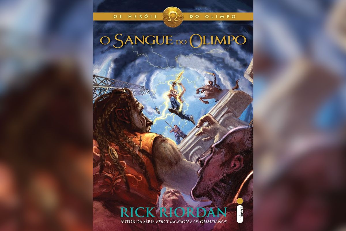 O Sangue do Olimpo, de Rick Riordan, autor da série Percy Jackson e os Olimpianos (Foto: Divulgação)