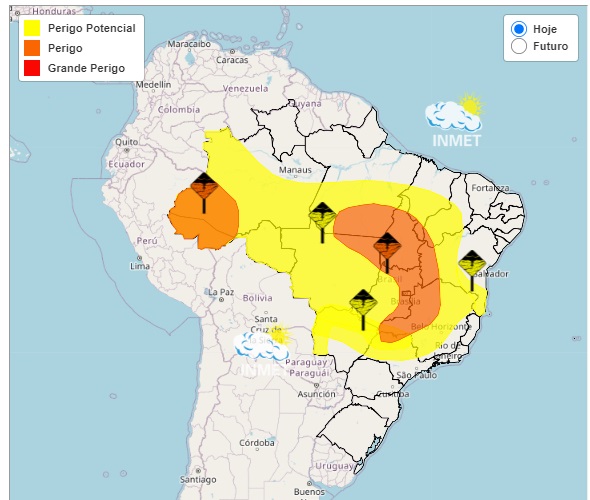 ALERTA INMET CHUVAS MT