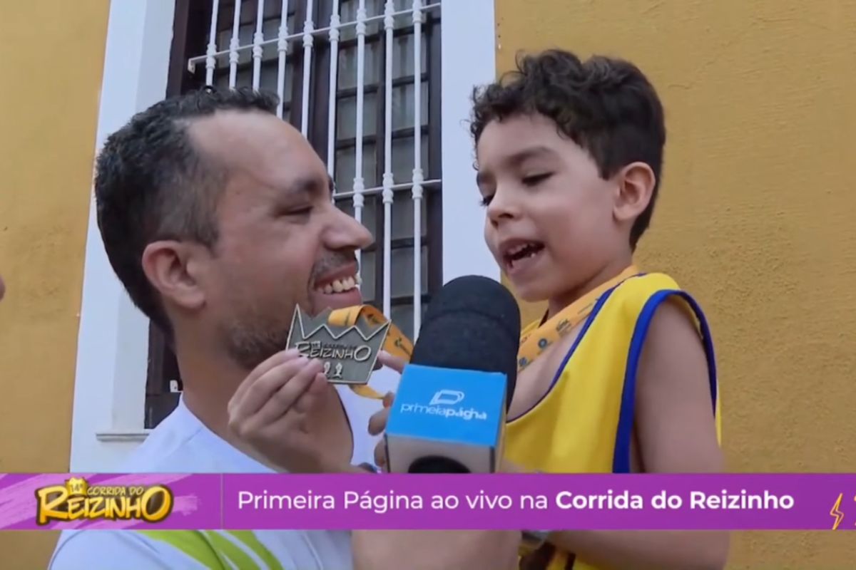 Miguel Luiz e o pai. (Foto: Primeira Página)