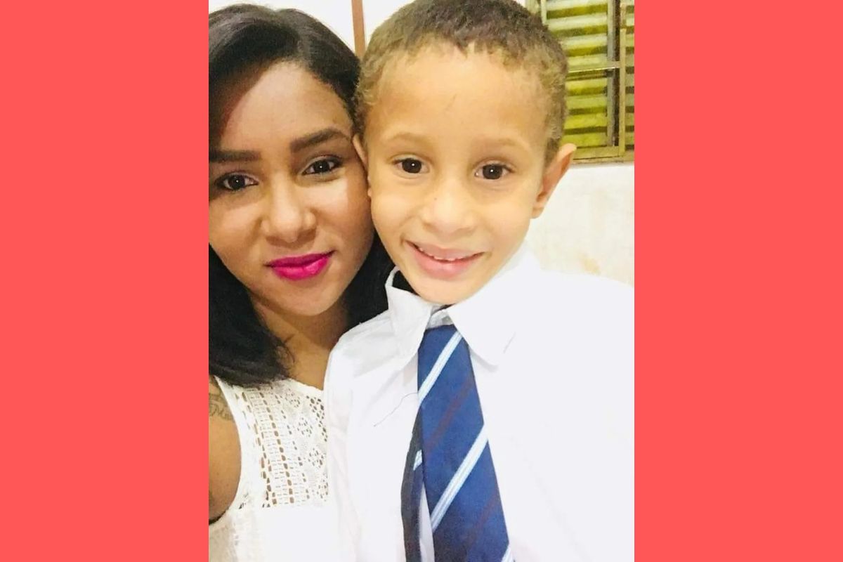 A mãe Analice, e o filho Samuel (Foto: Arquivo Pessoal)