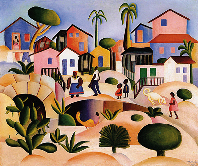 MORRO DA FAVELA TARSILA DO AMARAL