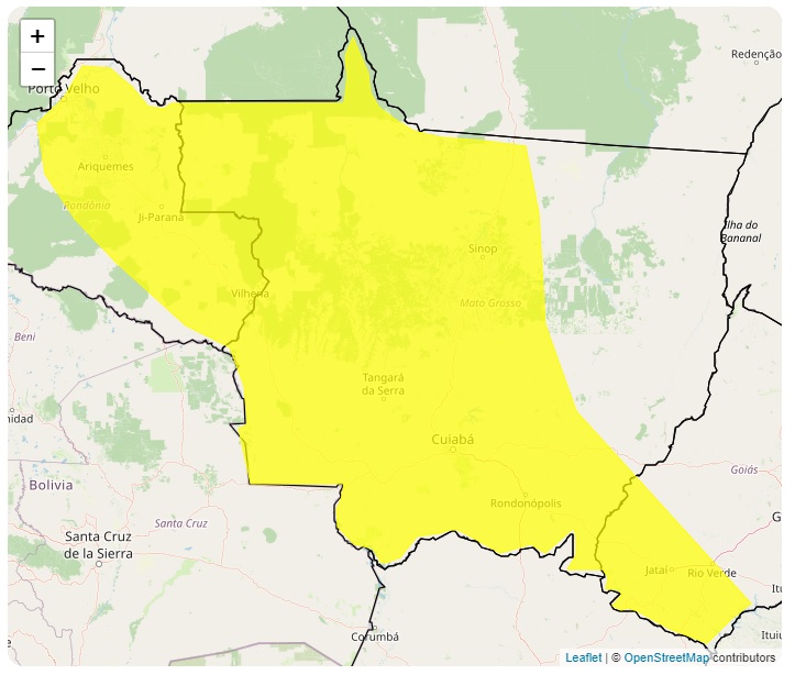 mapa de chuva