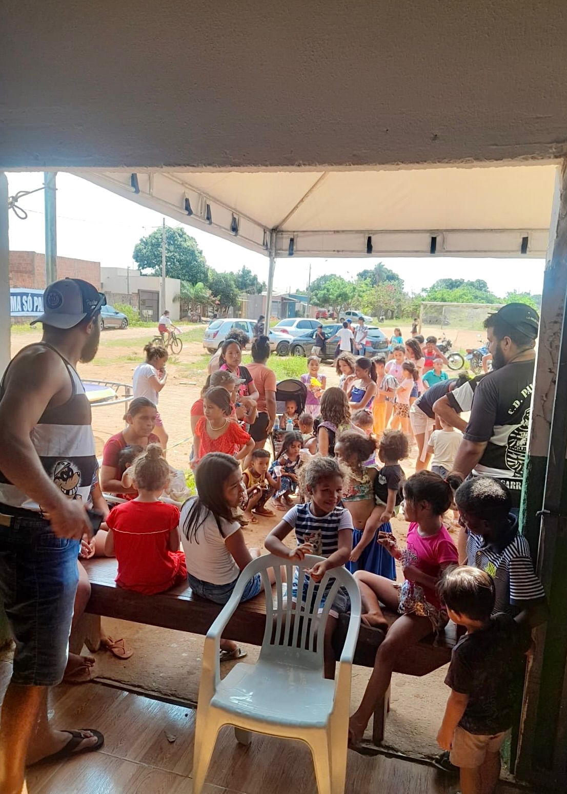 projeto solidario para criancas da torcida do corinthians