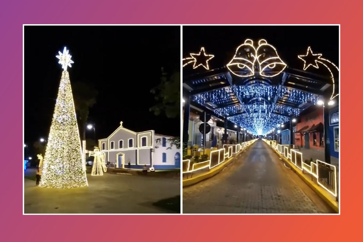 Chapada tem decoração e programação especial para o Natal. (Foto: Rede Social)Chapada tem decoração e programação especial para o Natal. (Foto: Rede Social)