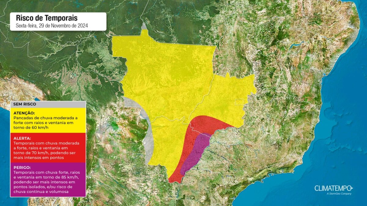 alerta de temporal em ms