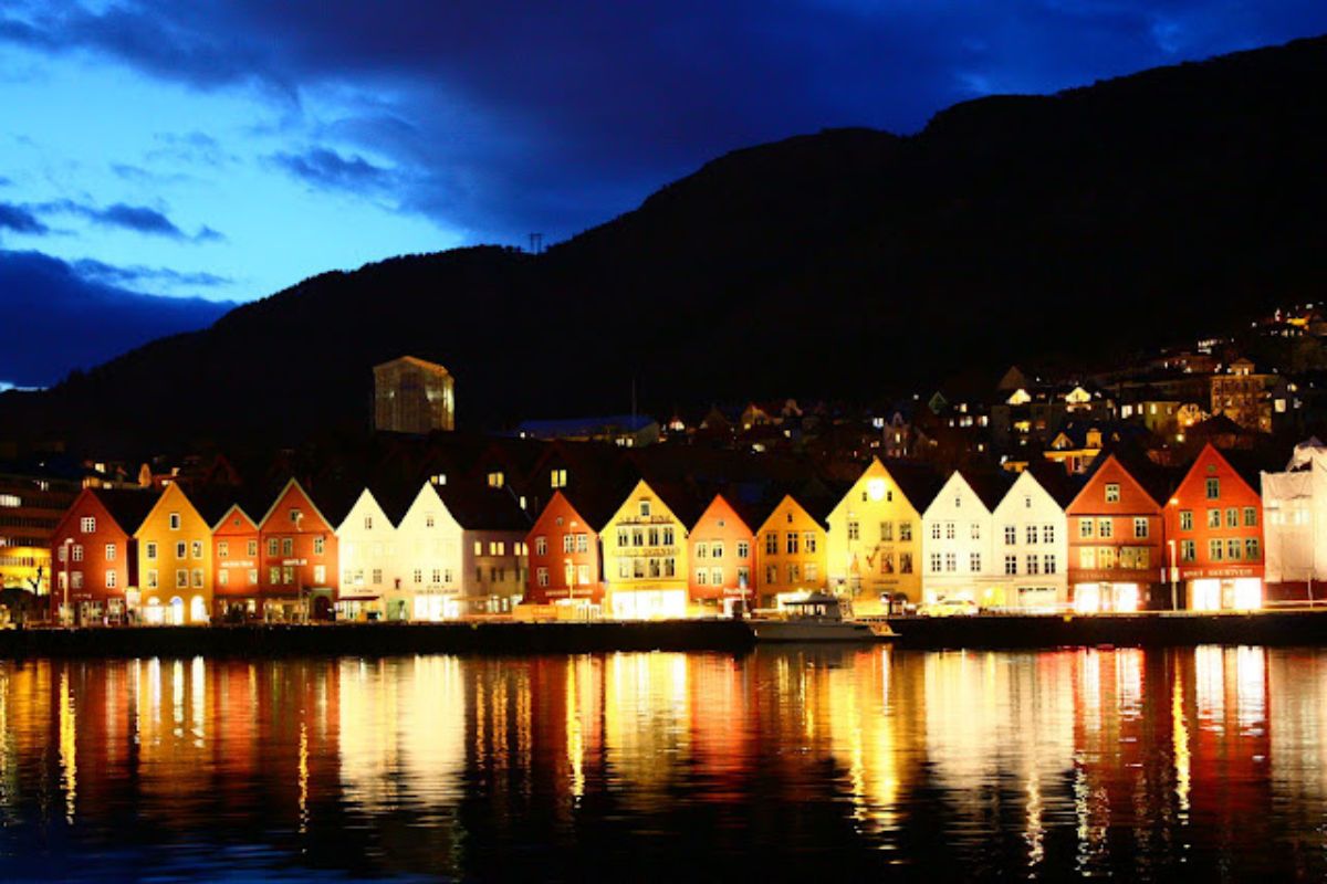 bergen iluminada