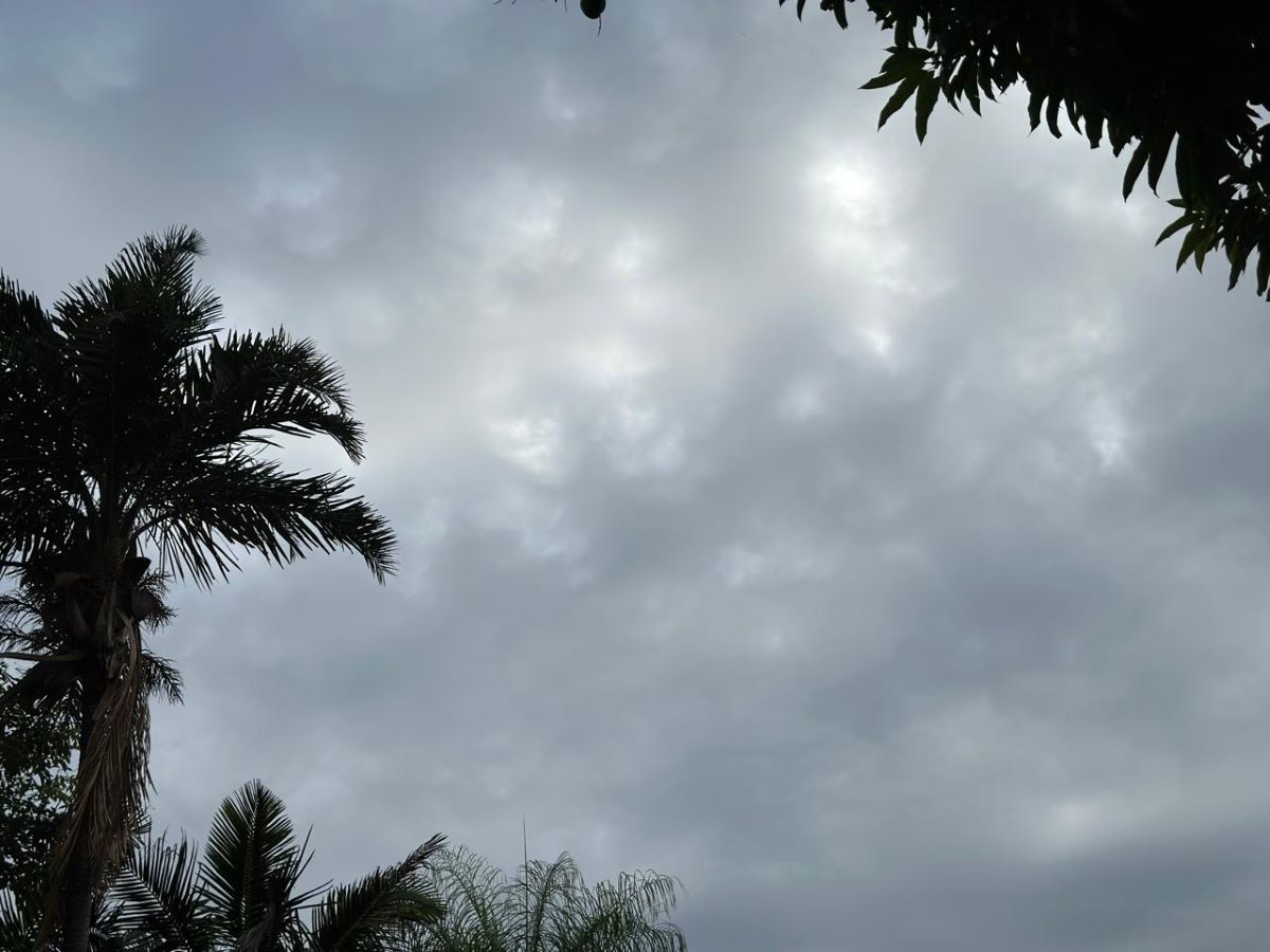 Céu nublado em Campo Grande