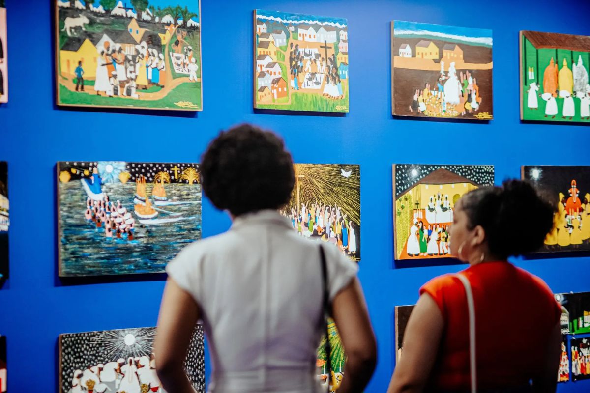 Seção da Exposição "Entre o Céu e a Terra" em Campo Grande