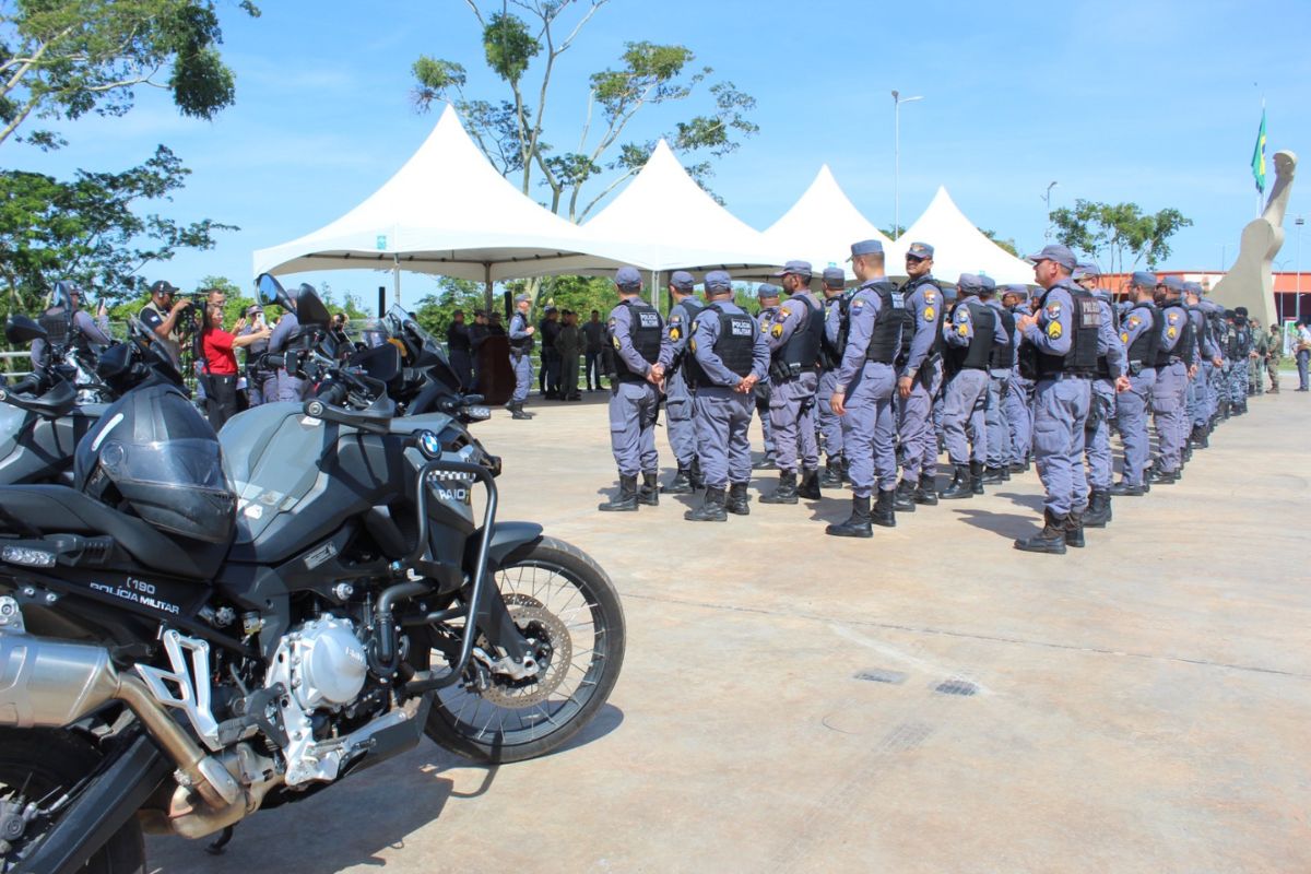 Operação Fim de Ano contará com cerca de mil policiais nos centros e bairros de Cuiabá. (Foto: PM-MT) 