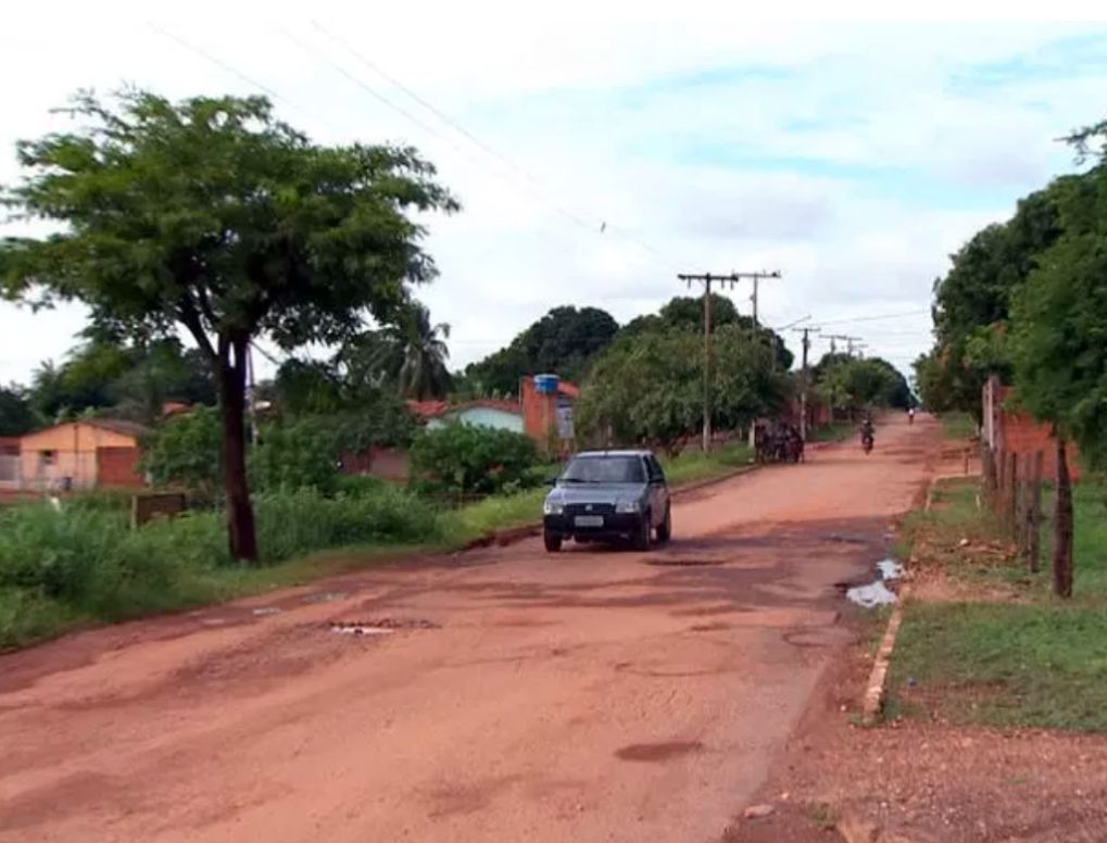 PM foi morto no bairro Vila Arthur, em Várzea Grande. (Foto: Reprodução/TVCA)