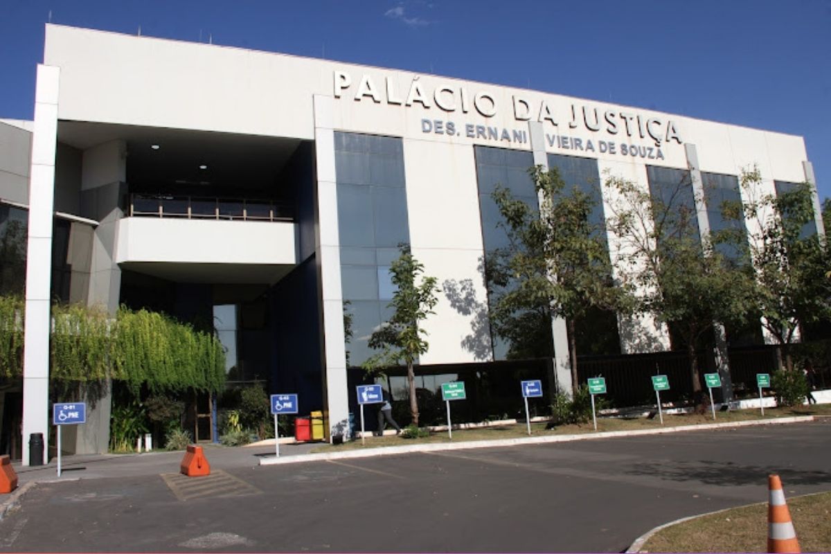 Prdio do Tribunal de Justia de Mato Grosso. (Foto: Reproduo/ TJMT)