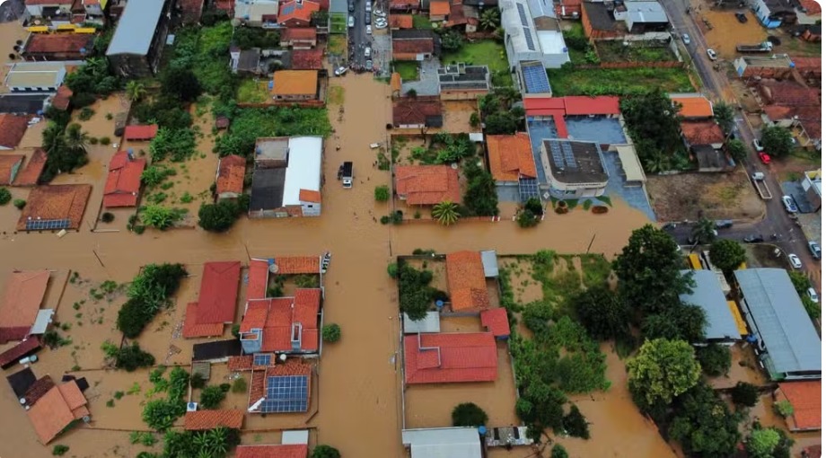 alagamento rio branco drone