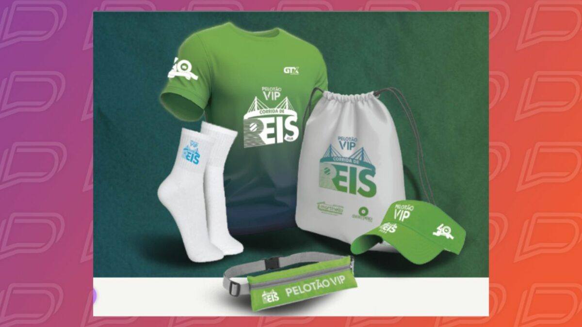 kit para pelotao VIP Corrida de Reis