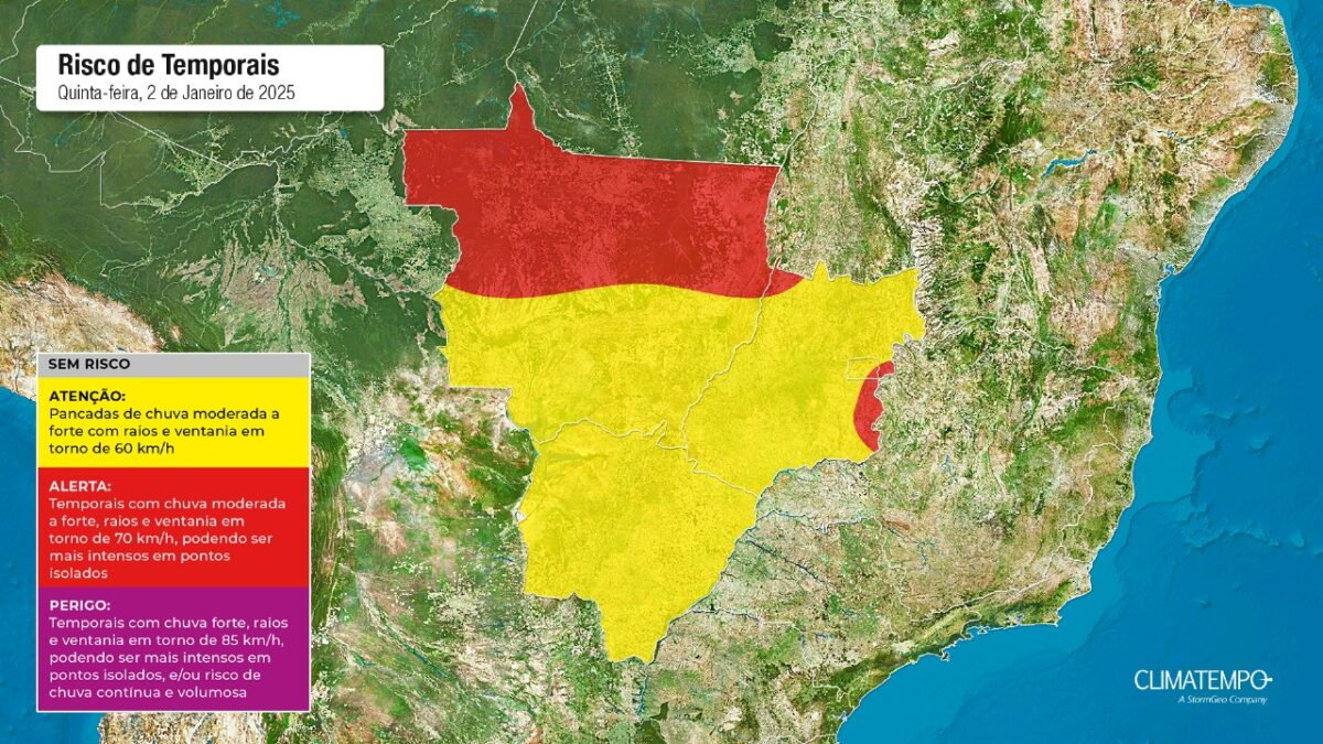 risco de temporais ms