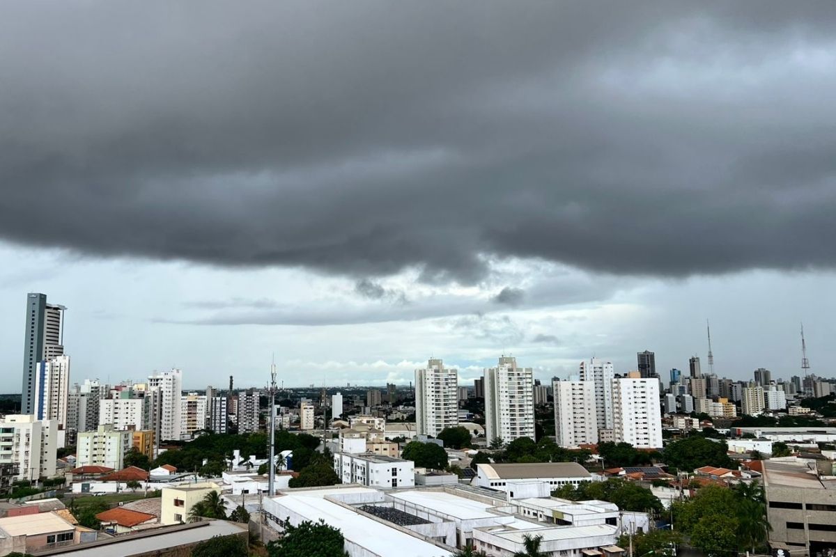 Imagem registrada do céu de Cuiabá. (Foto: Wesllen Ortiz)