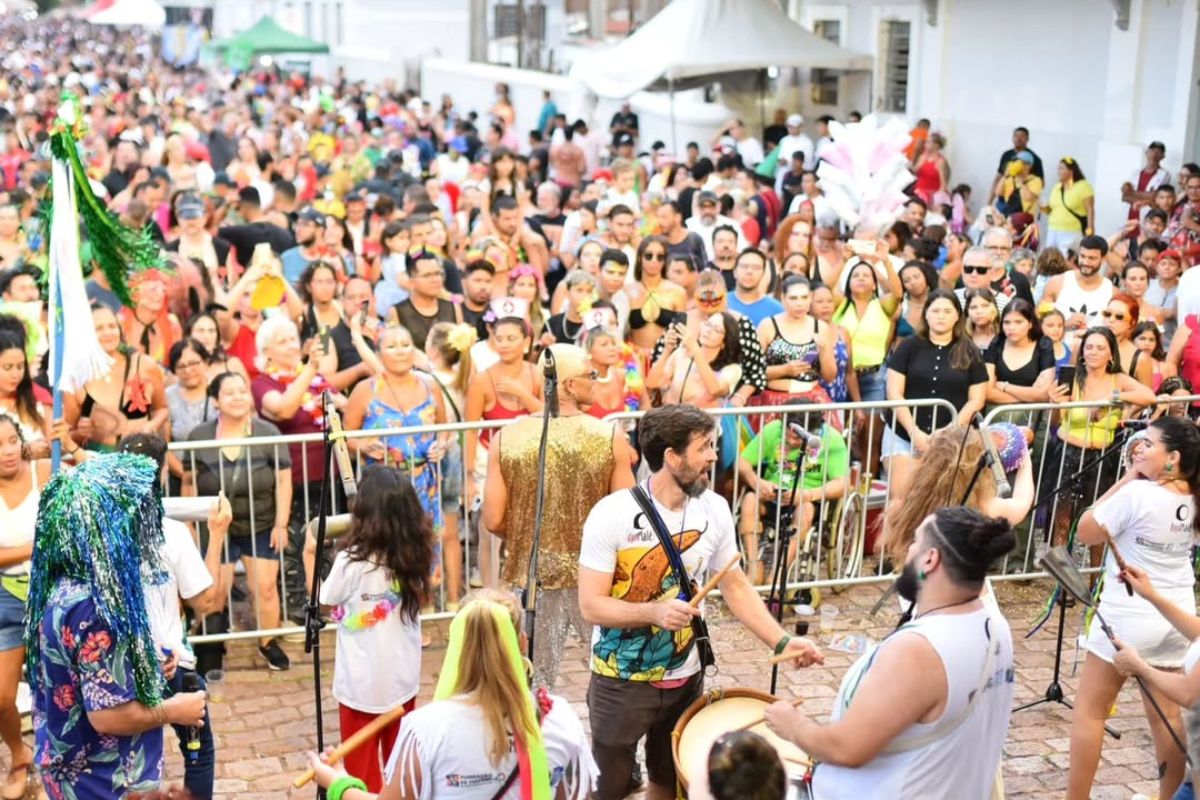 Bloco Cordão Valu no Carnaval 2024.