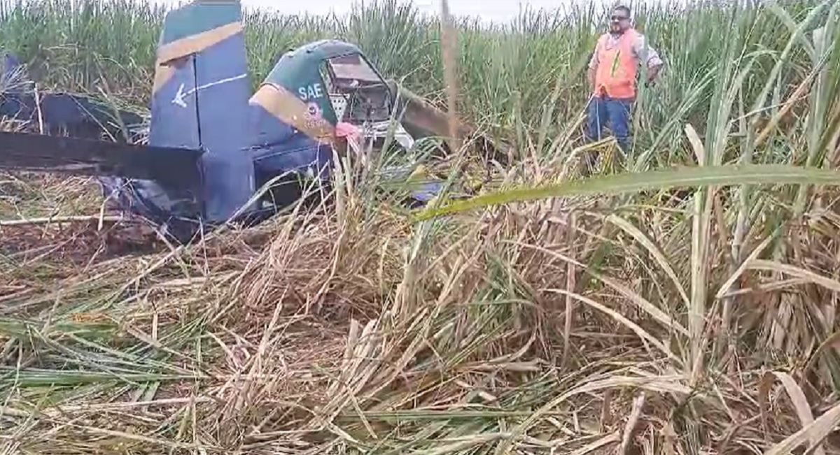 aviao que caiu em nova andradina