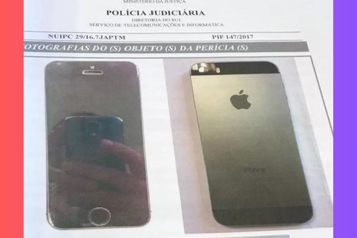 Celular que pertenceria a Rodrigo foi apreendido na casa de Joaquim Lara Pinto. (Foto: Arquivo pessoal)